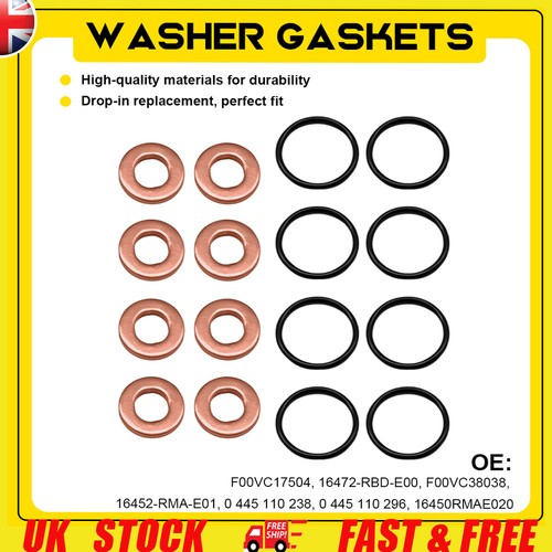 16pcs fuel injector body seals - fuel,