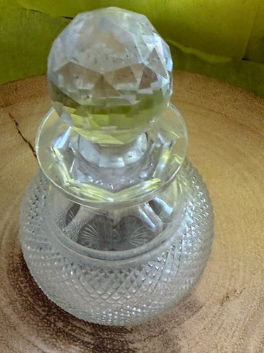 Vintage cut crystal perfume - vintage,