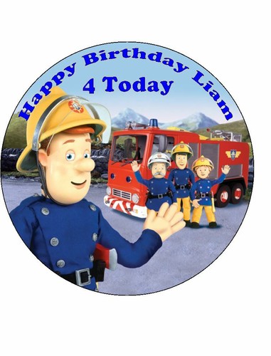 Fireman sam novelty edible - fireman,