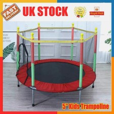 5FT Kid Trampoline With Safety