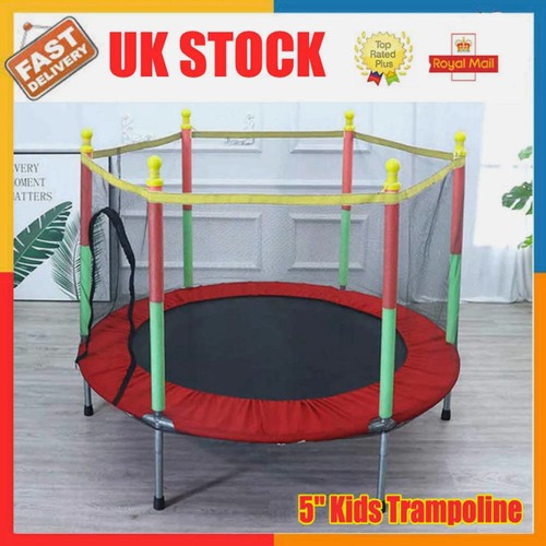 5ft kid trampoline - kid, with