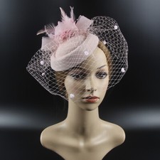 Elegant Fascinator Hat Headband Ladies' Day Cocktail Tea Party Wedding Hair Clip