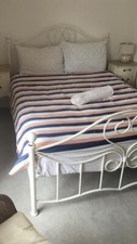 Double Bed Frame (€95), With Mattress (€195)