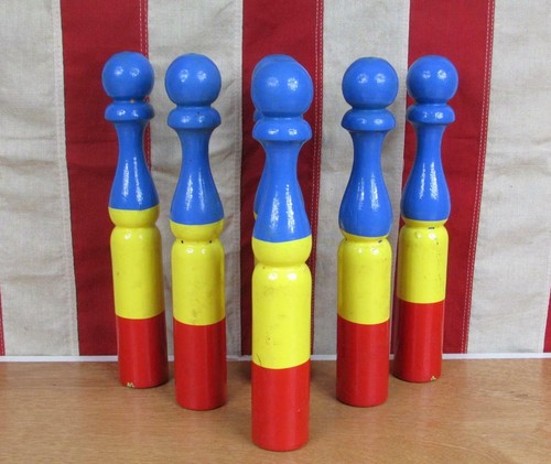 Vintage 1940s skittles bowling - skittles,