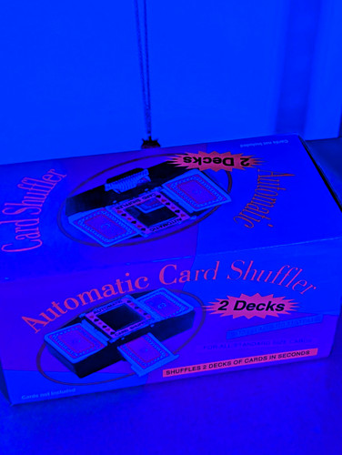 Automatic card shuffler - card,