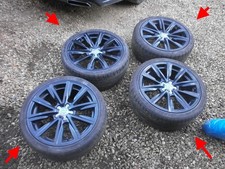 AUDI A1 S1 BLACK EDITION 17" ALLOY WHEEL ALLOYS WHEELS ORIGINAL GENUINE 36K MILE