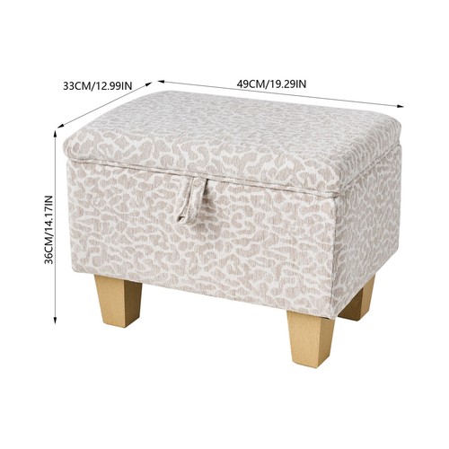 Lift ottoman storage box - lift-up,