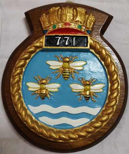 771 naval air squadron - air, plaque