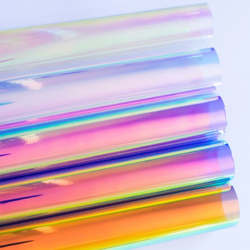 Iridescent smooth transparent - iridescent,