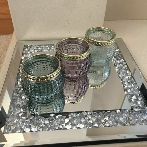 Jewelled diamante mirrored - diamante,