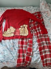 Asda George Red Winnie The Pooh Pyjama Set Size 4-6