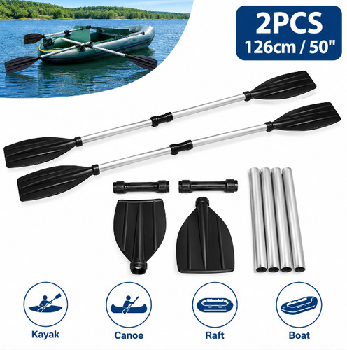 2pcs 126cm kayak paddles - 126cm,