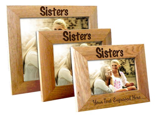 Personalised sister wooden - personalised,