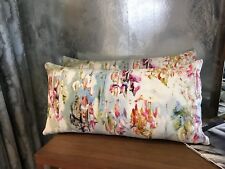 pkt 2 black edition jessica zoob pleasure gardens velvet cushions romo desire