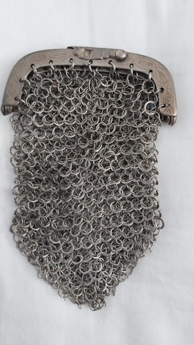 Antique silver chatelaine - antique,