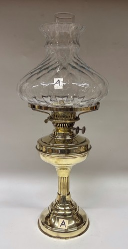Antique vintage brass oil - brass,