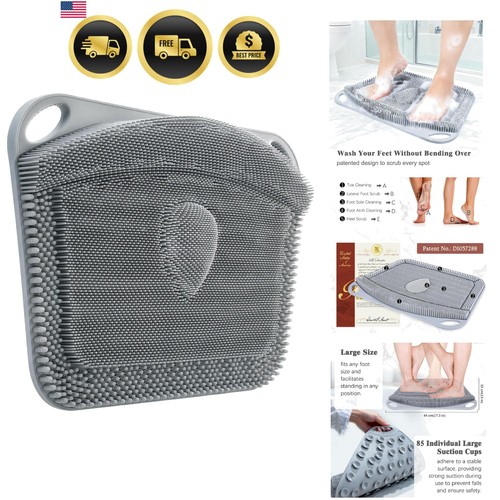 Silicone shower foot scrubber - silicone,