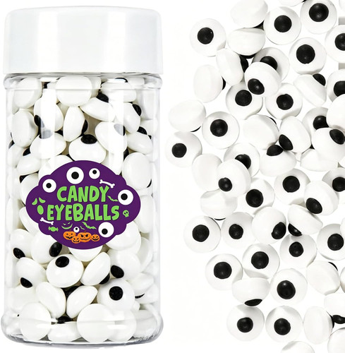 Edible eyes sprinkles cake - edible,