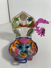 Little Mermaid Polly Pocket Bluebird Disney 1996 Clam Shell Compact Only No Figs