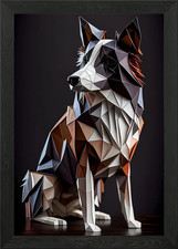 Border Collie Framed Wall Art