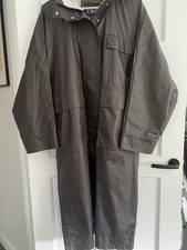 Zara Brown Oversized Rain Parka