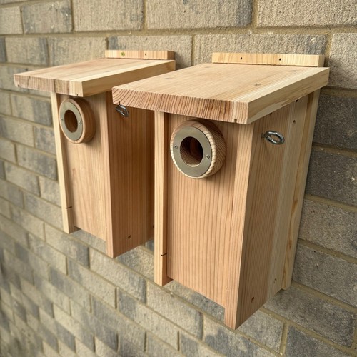 Wooden bird house nest box - box, for