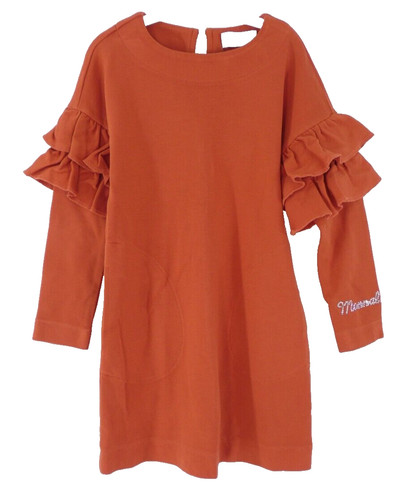 Monnalisa girls dress orange - girls,