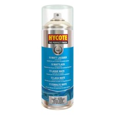Hycote Matt Lacquer Fast Drying Aerosol Spray Paint 400mL Perfect Finish