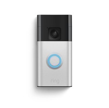 Ring Battery Video Doorbell (3rd Gen, 2024 release) - Satin Nickel - Brand New