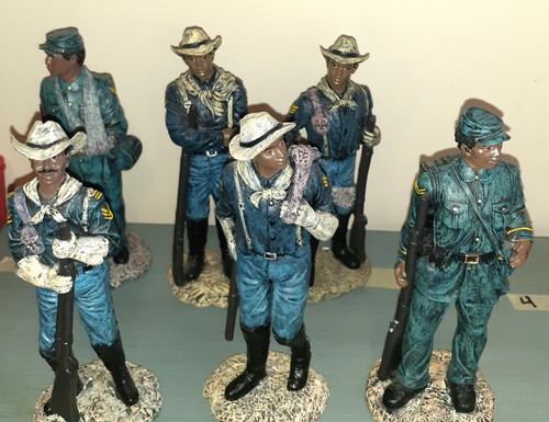 Buffalo soldier figurine - soldier, 8