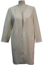 Zara Basic NEW Coat White Over