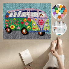 Latch Hook Knooppakket Button Cushion Kit Embroidery Carpet Cushion Needlework