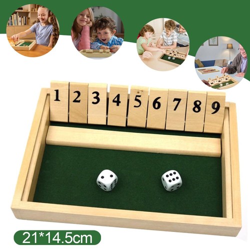 Traditional pub dice game - dice, shut