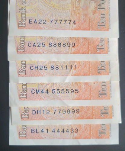 Polymer ten pound note - ten,
