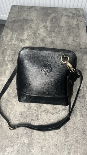 Black leather vintage - vintage, mulberry