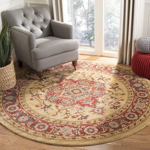 Area rug round - rug,
