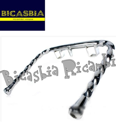 7831 chrome braided center - chrome,
