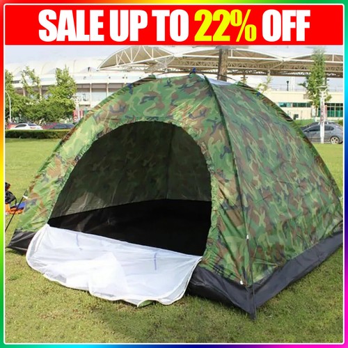 Pop hiking tent 2 - up, man