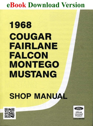 1968 ford mustang cougar - ford,