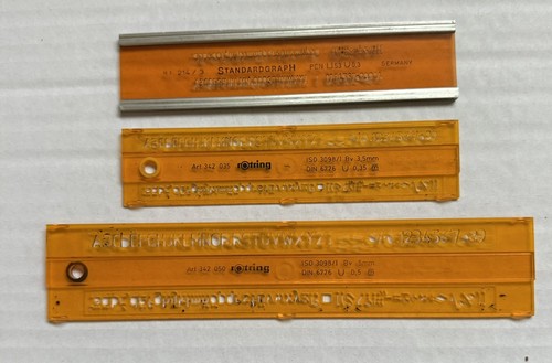 Rotring isograph letter - rotring,