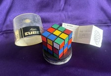 Vintage 1980 Ideal Rubik's Cube 3x3 used original packaging and  Seal