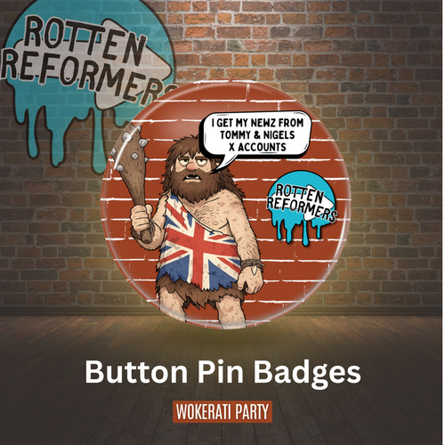 Reform supporter button pin - uk,