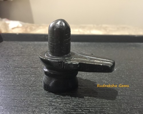 Shivling black resin statue - shivling,