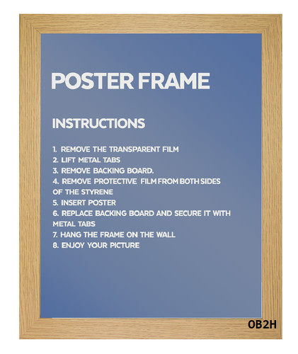 Oak maxi poster frame size - , frame,size(61