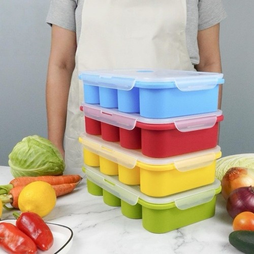 Grid silicone freezer soup - 4-grid,