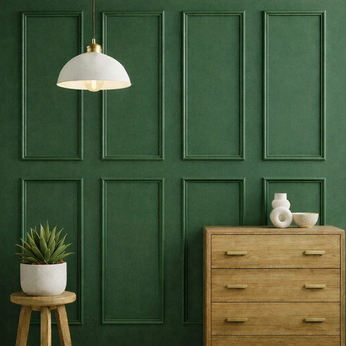 Wooden wall panelling kit long - wooden,