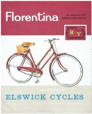 ELSWICK FLORENTINA LADIES BICYCLE ORIGINAL '50's-'60's FACTORY SALES PAMPHLET