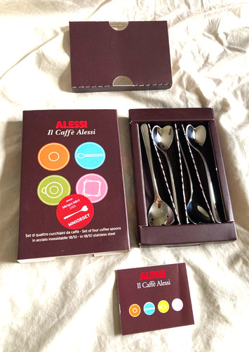Alessi heart shaped teaspoons - alessi,