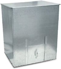 Galvanised Steel Metal Coal Bunker Heavy Duty Coal Fuel Storage 125KG -5 BAGS of