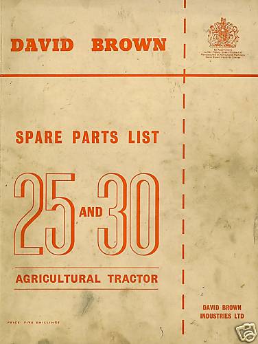 David brown tractor 25c - brown,
